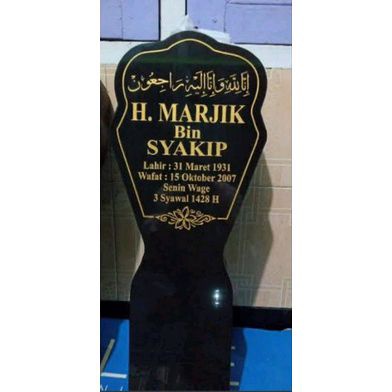 BATU NISAN-BATU NISAN GTANIT-PATOK MAKAM GRANIT