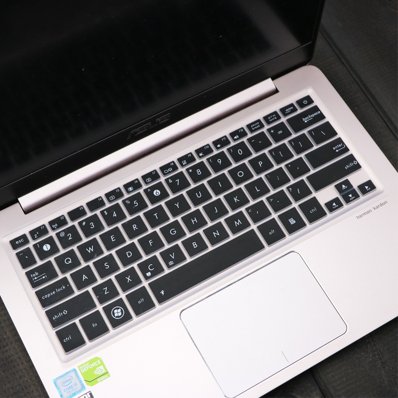 Film Keyboard Untuk 14inci Pelindung Cover Keyboard Laptop Silikon Ultra Tipis ASUS UX305 TP300L U4100UQ U4000UA Lembut Ultra-Tipis
