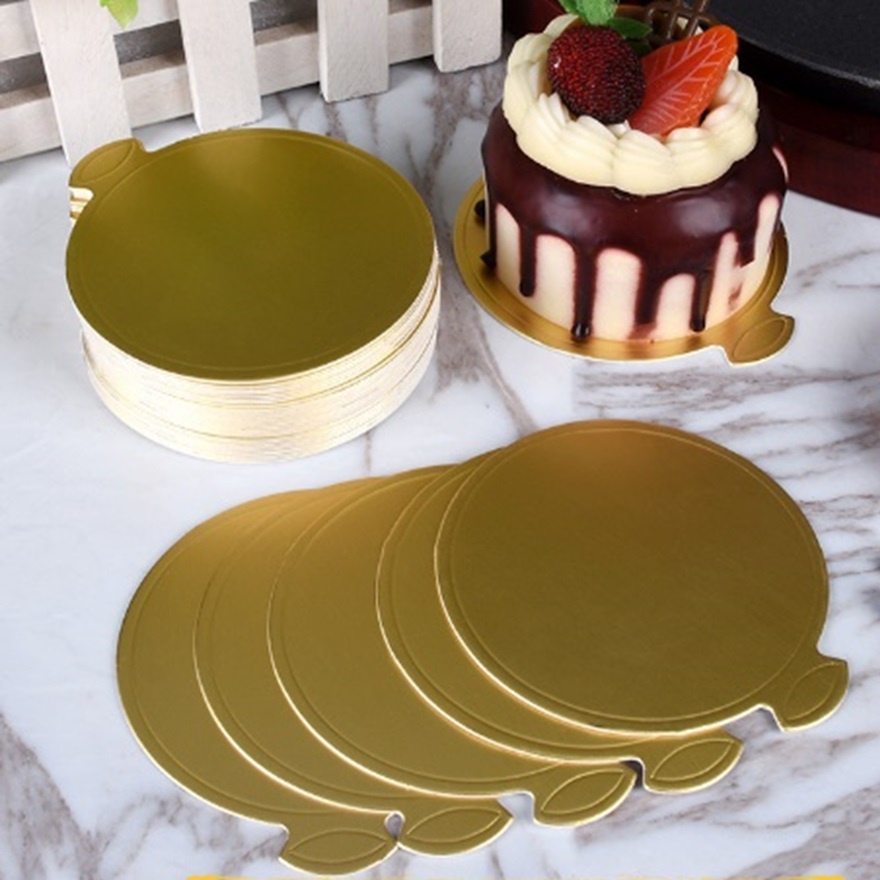 Tatakan Alas Kue Mini Cake Board Slice Cake Kue Segitiga Persegi Bulat