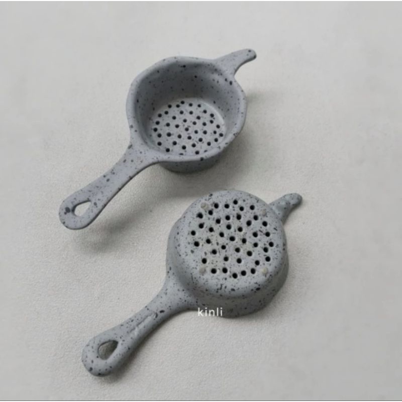 handmade ceramic tea strainer saringan teh keramik