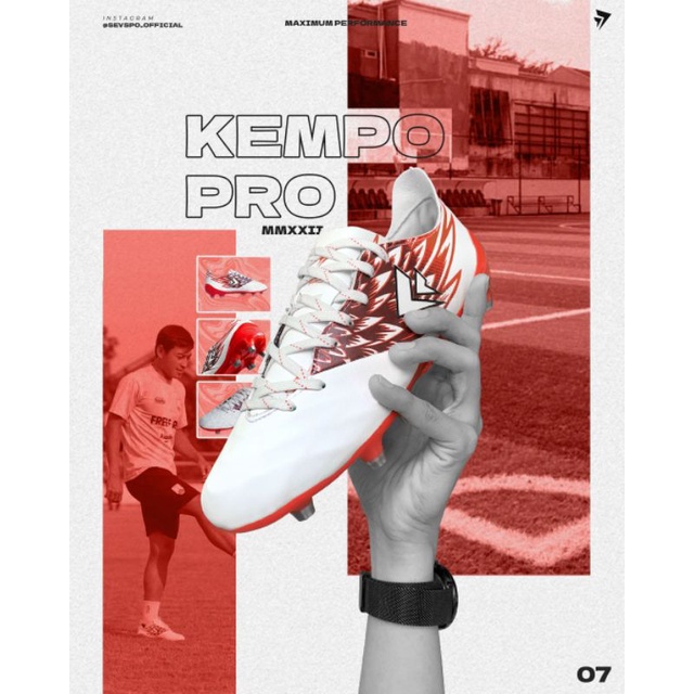 SEVSPO KEMPO PRO WHITE RED