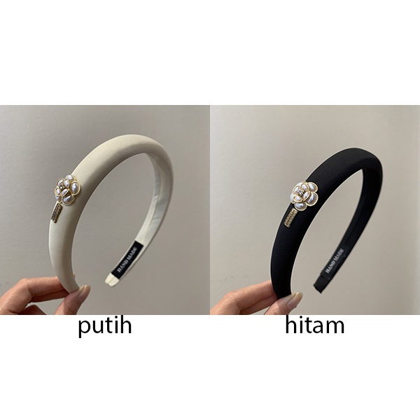 bando mutiara camellia pearl alloy headband jba072(2f4)