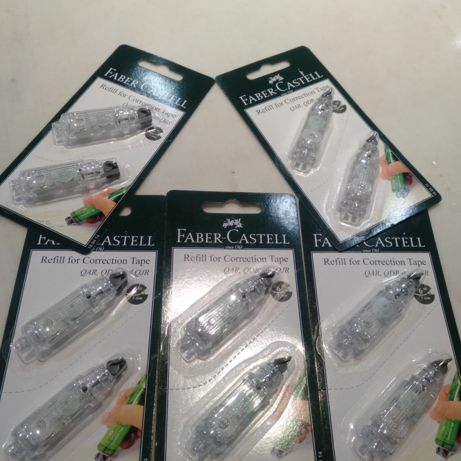 

* Isi 2 pcs * Refill For Type : QAR, QDR & QJR * Panjang 6M , Lebar 5mm