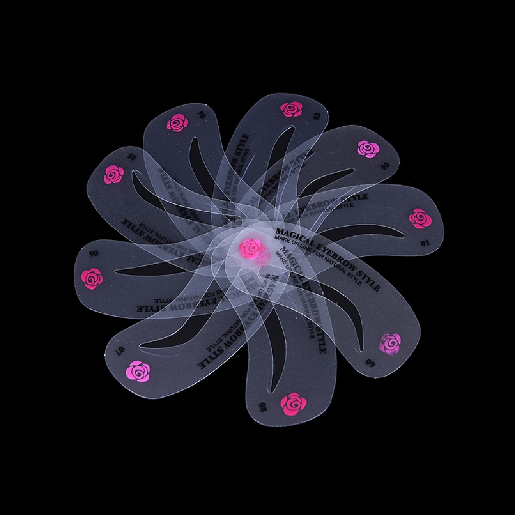 [AdornmentNo1] 24style Eye Brow Class Guide Grooming Membentuk Asisten Kartu Gambar Alis [ID]