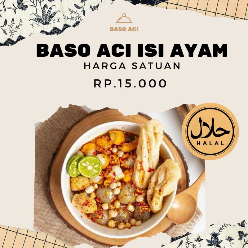 

baso Aci ayam