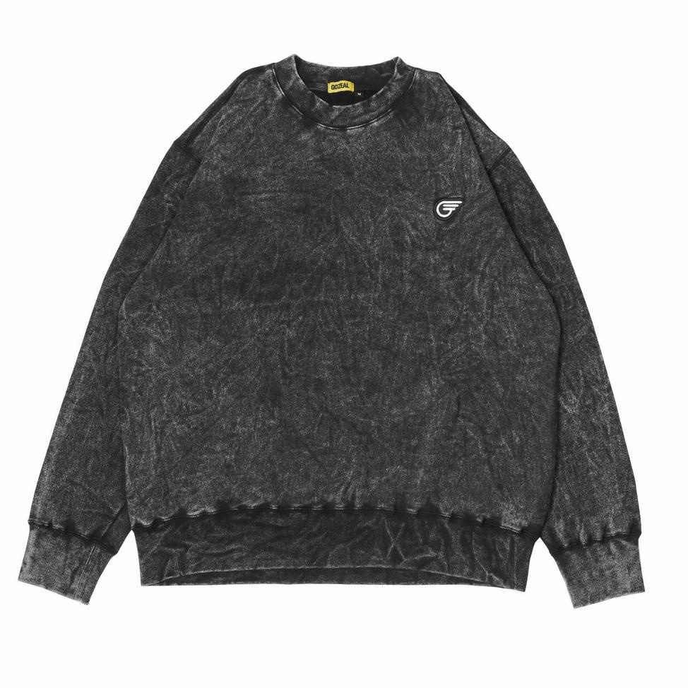 STOK TERBATAS Gozeal | Crewneck | Logo Washed