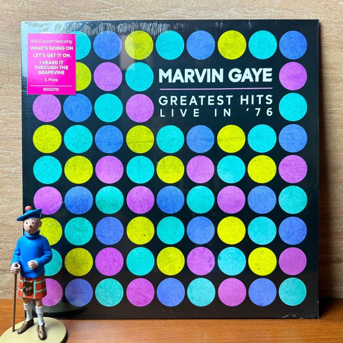 VINYL MARVIN GAYE - GREATEST HITS LIVE IN ’76 (1LP,BLCK)