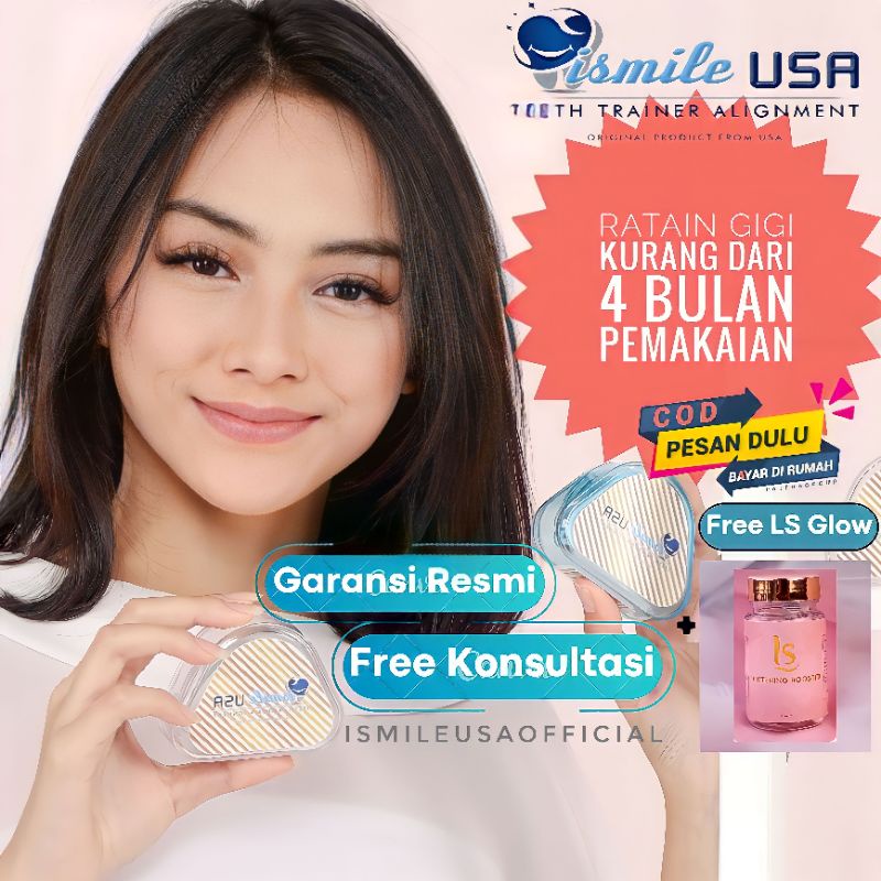 Ismile USA Original Teethrainer Alignment Retainer Perapih Gigi Alat Merapikan Gigi Tanpa Behel
