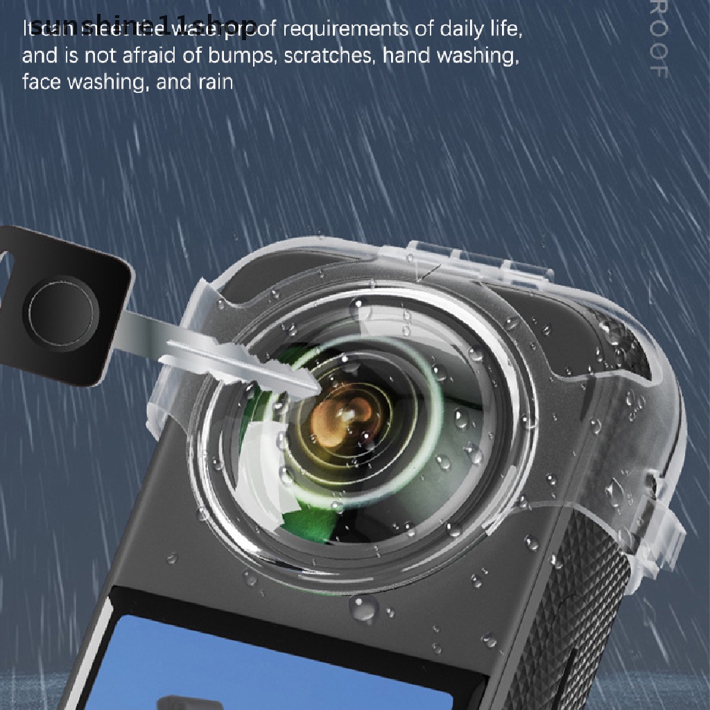 Sho For Insta 360x3 Clear Lens Guards Protection Penutup Lensa Anti Air Debu N