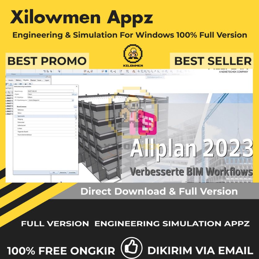 [Full Version] Nemetschek Allplan 20 Pro Engineering Software Lifetime Win OS