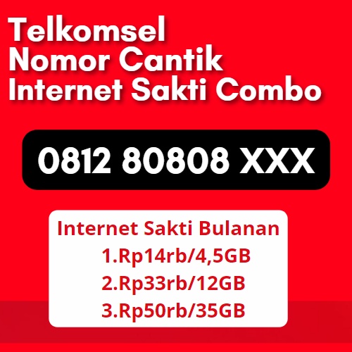 Nomor Cantik Telkomsel - Nomor Cantik Simpati - Nomer Cantik Telkomsel - Nomer Cantik Simpati 4G TE HOKI 8 8080 internet COMBO SAKTI