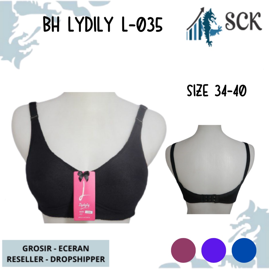 BH Ibu LYDYLY L-035 / BH Tanpa Kawat kaiit 2 Ukuran 34-40 / Pakaian Dalam Wanita - sckmenwear GROSIR