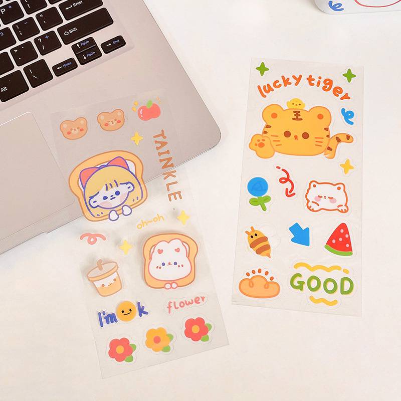 

1PCS PET STICKER ANTI AIR MOTIF KARTUN HEWAN LUCU UNTUK PELAJAR DECO AESTHETIC, JURNAL,DLL
