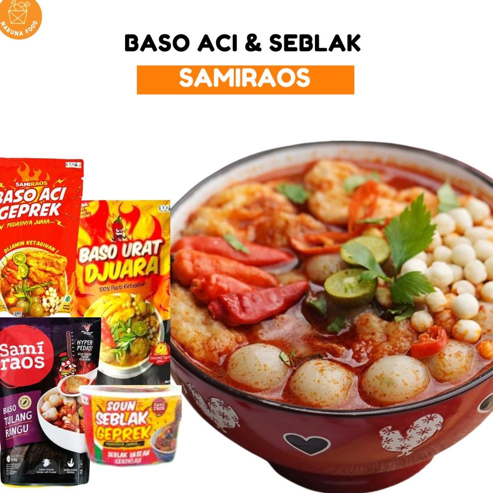 

Q80 PROMO Boci baso aci bakso aci samiraos baso aci tulang rangu baso aci geprek soun seblak makanan instan makanan pedas makanan korea frozen food HOT GB21