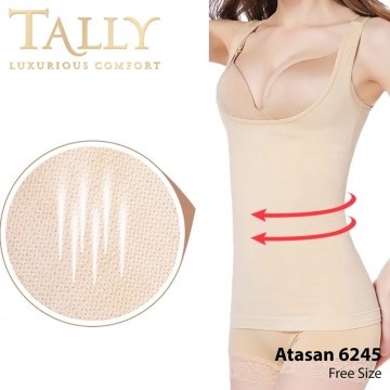 KORSET PERUT ATASAN TALLY 6245 - CAMISHAPER KORSET TALLY 6245 - CREAM