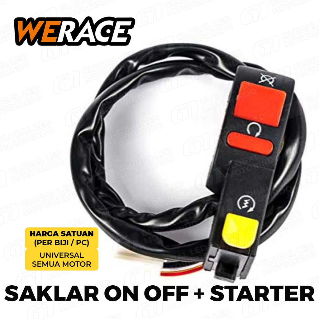 [WERACE] Saklar on on off 3mode multi fungsi 3 mode universal saklar on on off multi fungsi universal waterproof