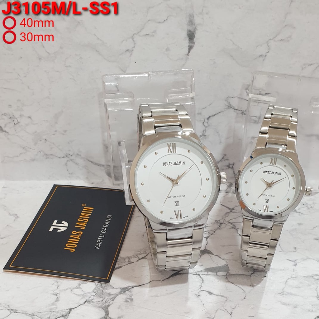 jam tangan jonas jasmin original  J3105M/L SS-1 ORI