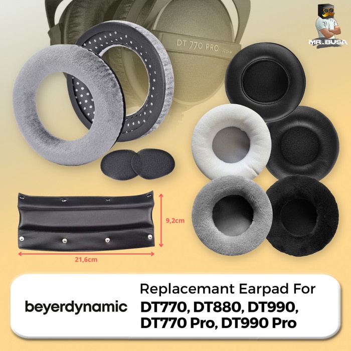 Earpad Busa Beyerdynamic DT770 DT990 DT880 DT770 Pro DT990 Pro Earcup