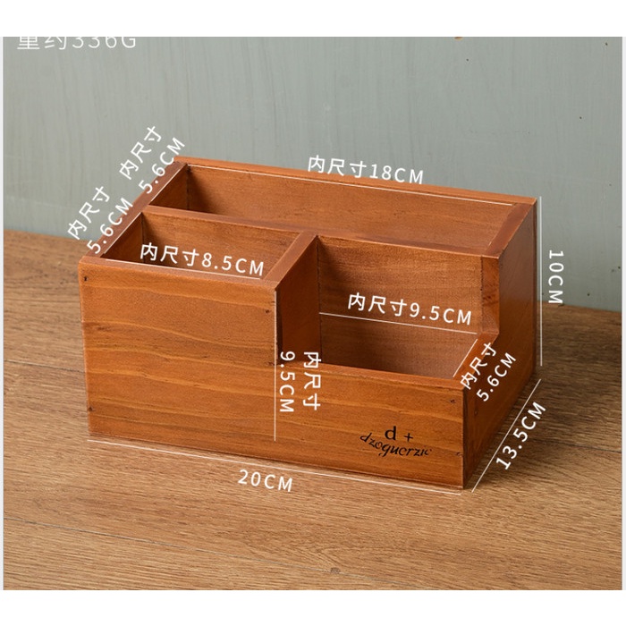 

Terlaris Tempat Pensil Kayu Woods Organizer Pencil Pen Stand Decor Rumah Home