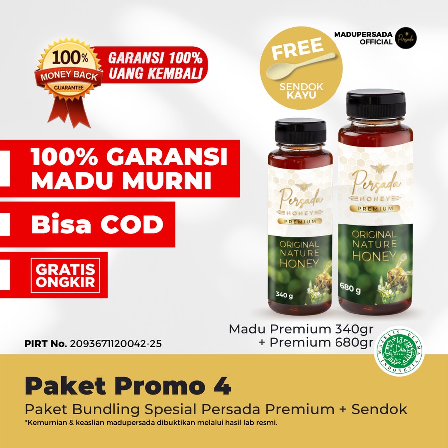 

PAKET PROMO 4 MADU PERSADA