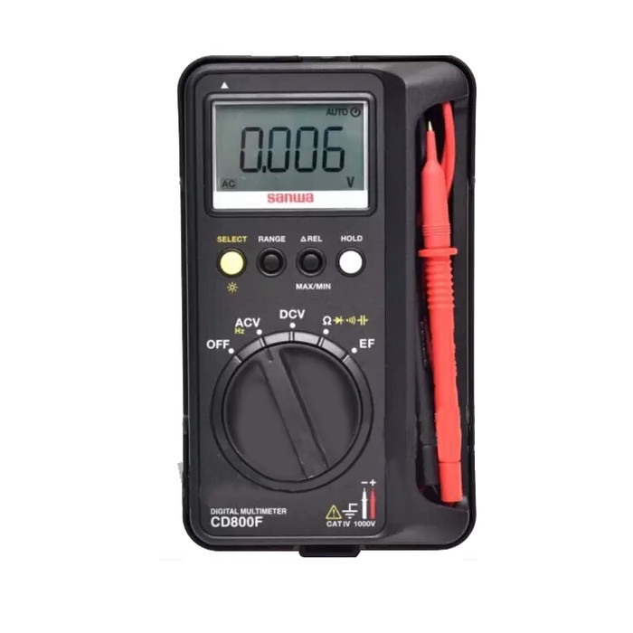 Listrik Sanwa Multimeter Digital Cd800F / Cd 800 F / Cd-800F Electric Field