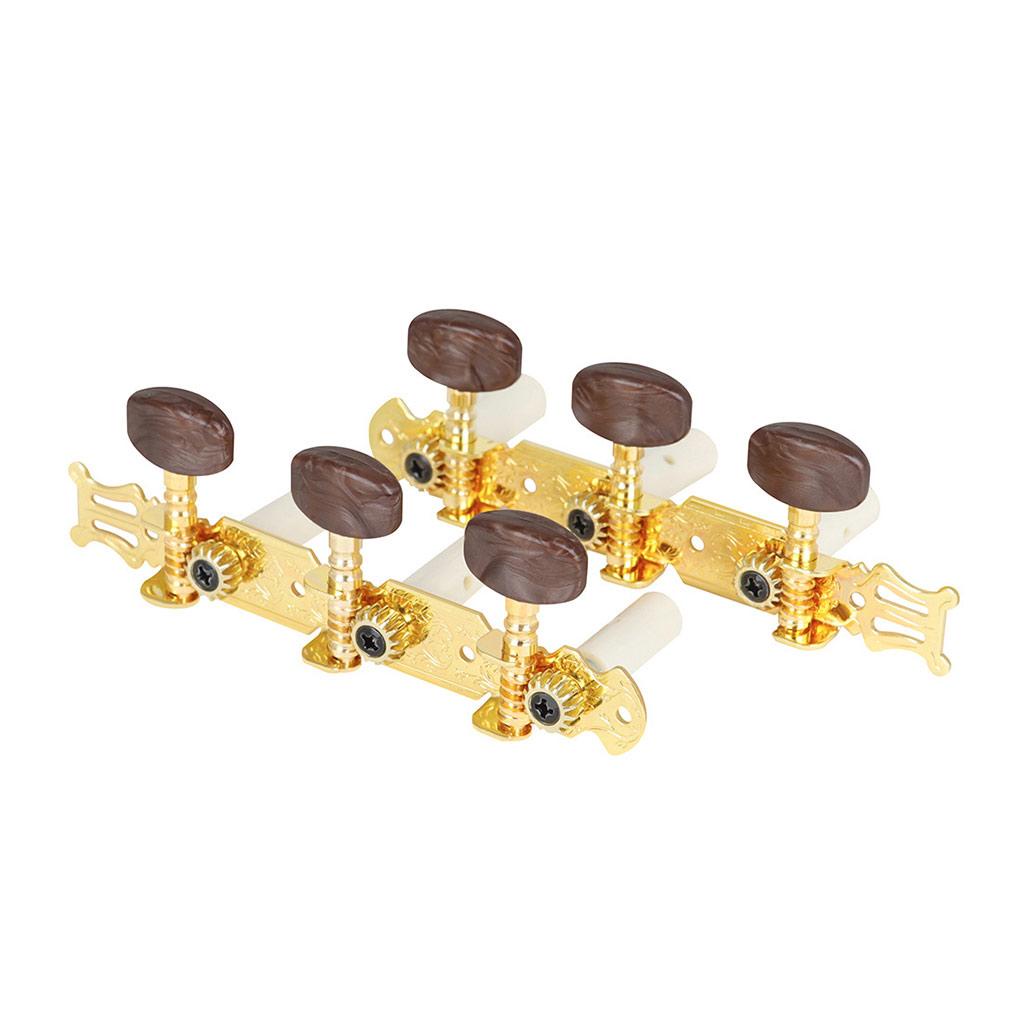 Huit 2pcs Pasak Tuning Gitar Aksesoris Modifikasi Profesional 3sambungan Tuner Pasak Kepala Mesin Komponen Instrumen