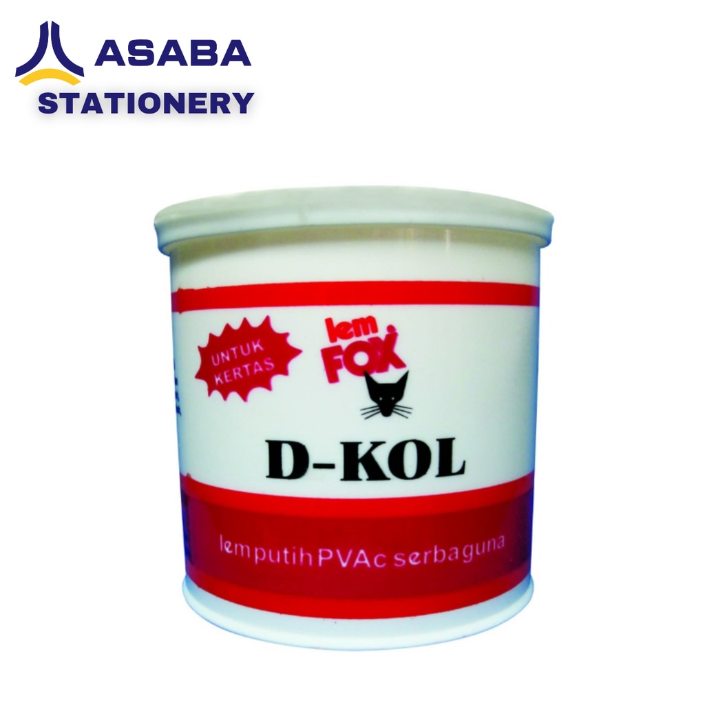 Asaba Stationery - Lem Putih Fox D-Kol 800gr