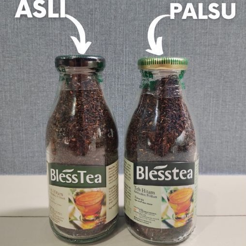 BlessTea Teh Hitam Bubuk Botol 110 gr ORIGINAL 100%  | Teh Detox Menurunkan Kadar Kolestrol