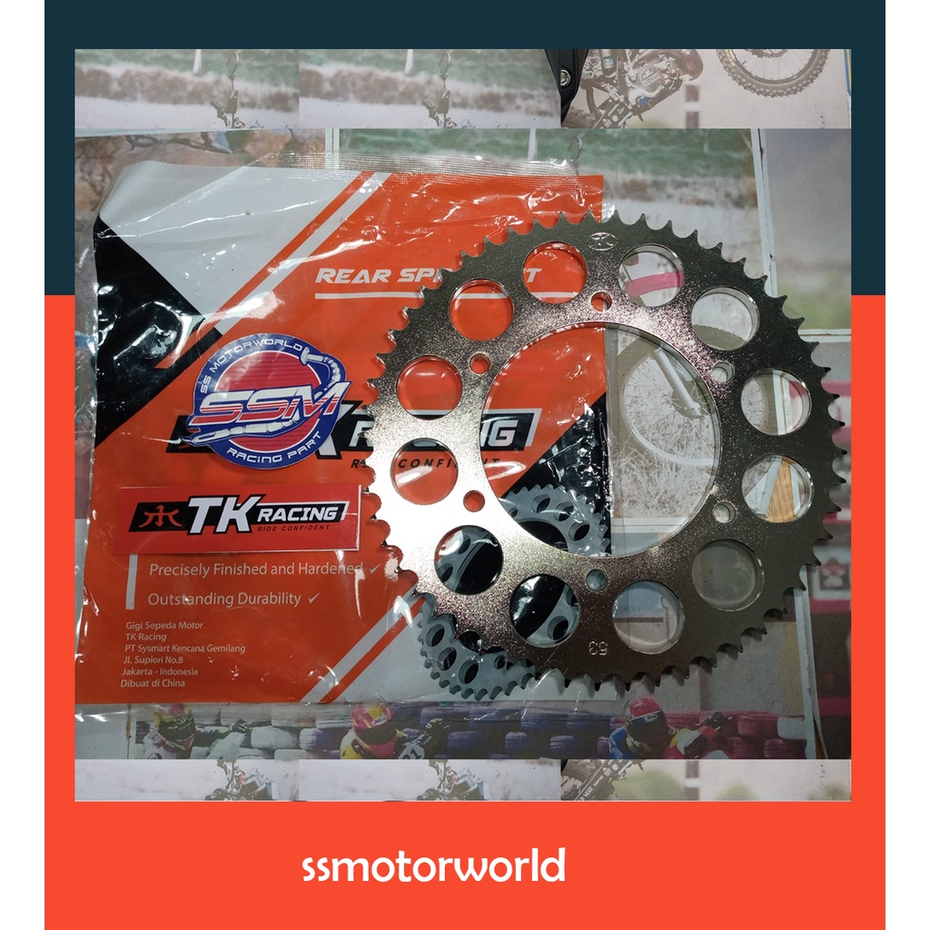 GEAR BELAKANG SUZUKI TS 125 TK RACING - GIR BELAKANG TS125 TS TK RACING