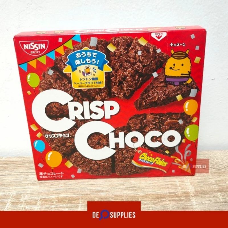 

Cisco Crisp Choco Milk 51g - Nissin Choco Flakes Biskuit Premium Japan