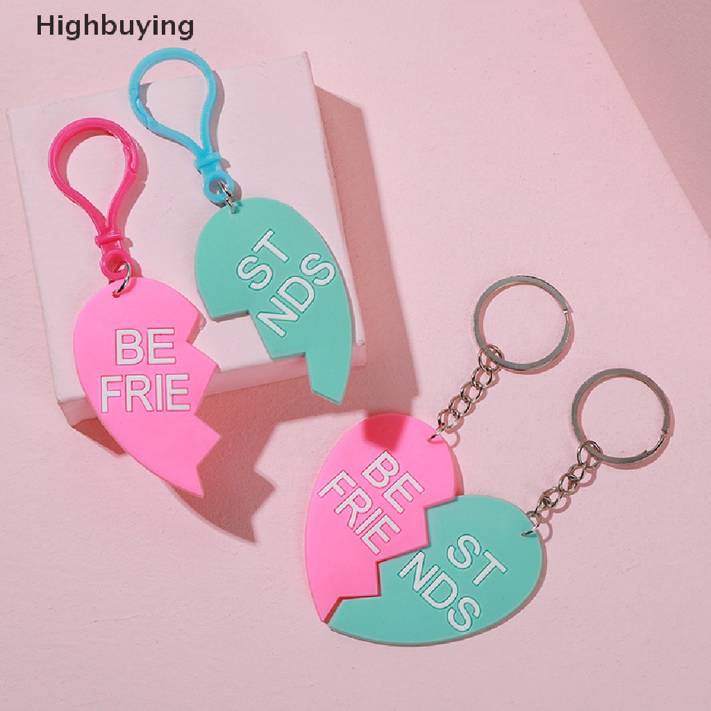 Hbid 1pcs Awan Hujan Unicorn Sahabat Gantungan Kunci Pvc Karet Lembut Bff Key Rings Bag Gantung Hadiah Anak Gantungan Kunci Glory