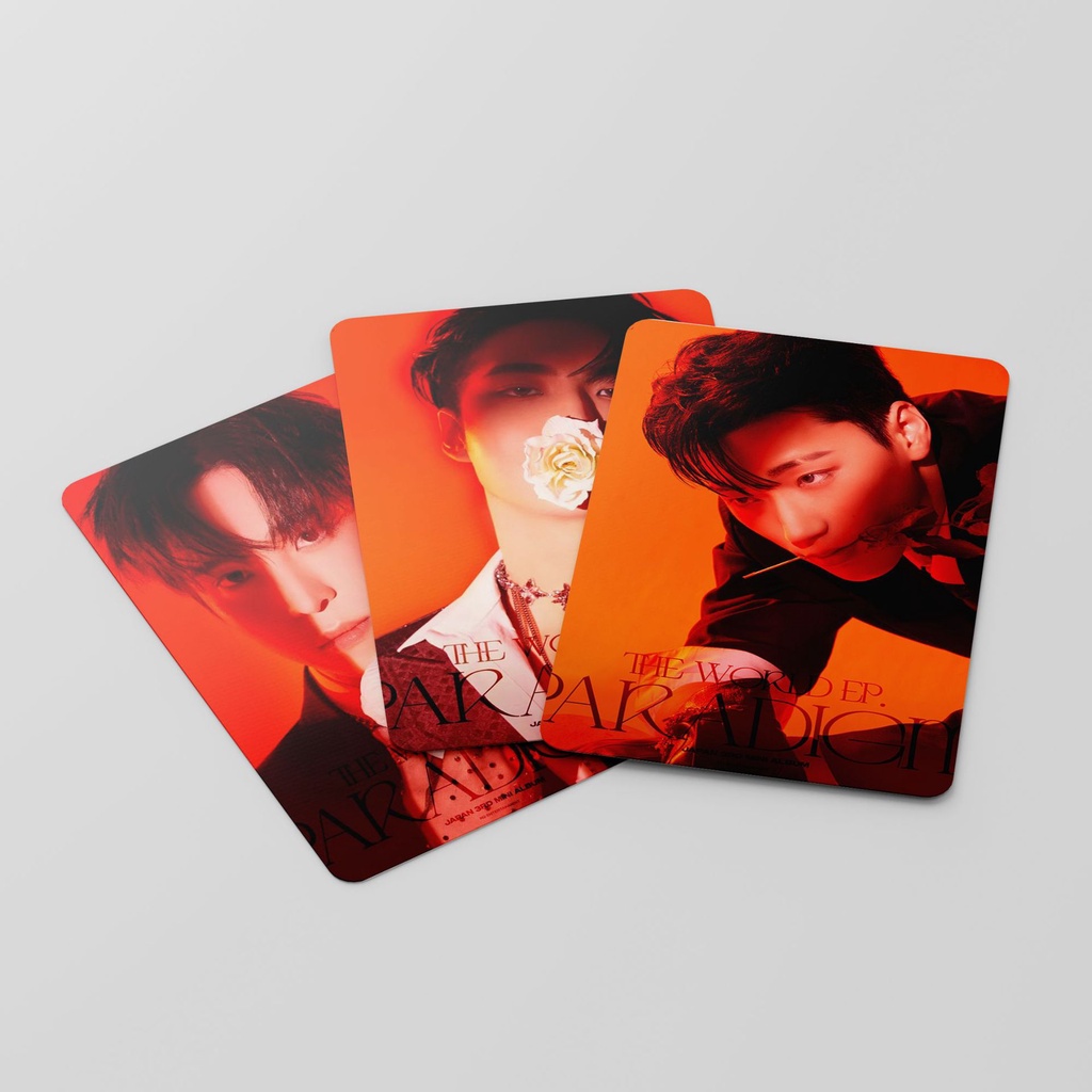 55pcs / box ATEEZ New Album Paradigm Photocards San Yunho Hongjoong Wooyoung Jongho Mingi Seonghwa Yeosang Lomo Cards Kpop Postcards READY STOCK