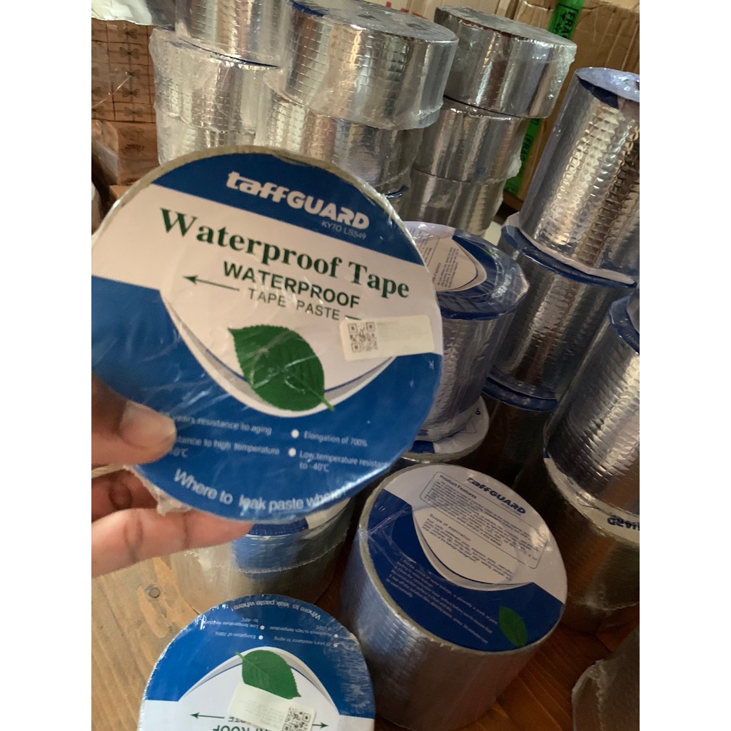 Lakban Tambal Bocor Full Alumunium Foil Tahan Panas Super Lengket - Lakban Asbes Tambal Bocor - Lakb