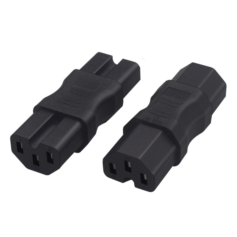 Zzz IEC320 C15 3-pin Connector Interfaces Power Adapter Plug Converter Untuk PDU-Up