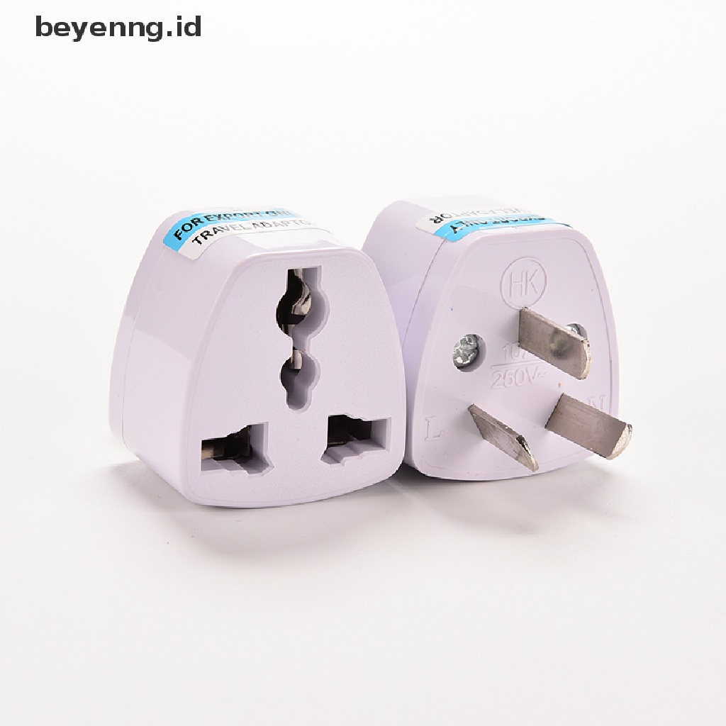 Beyen US EU Universal to AU Australia Colokan 3pin AC Power Adapter Travel Converter ID