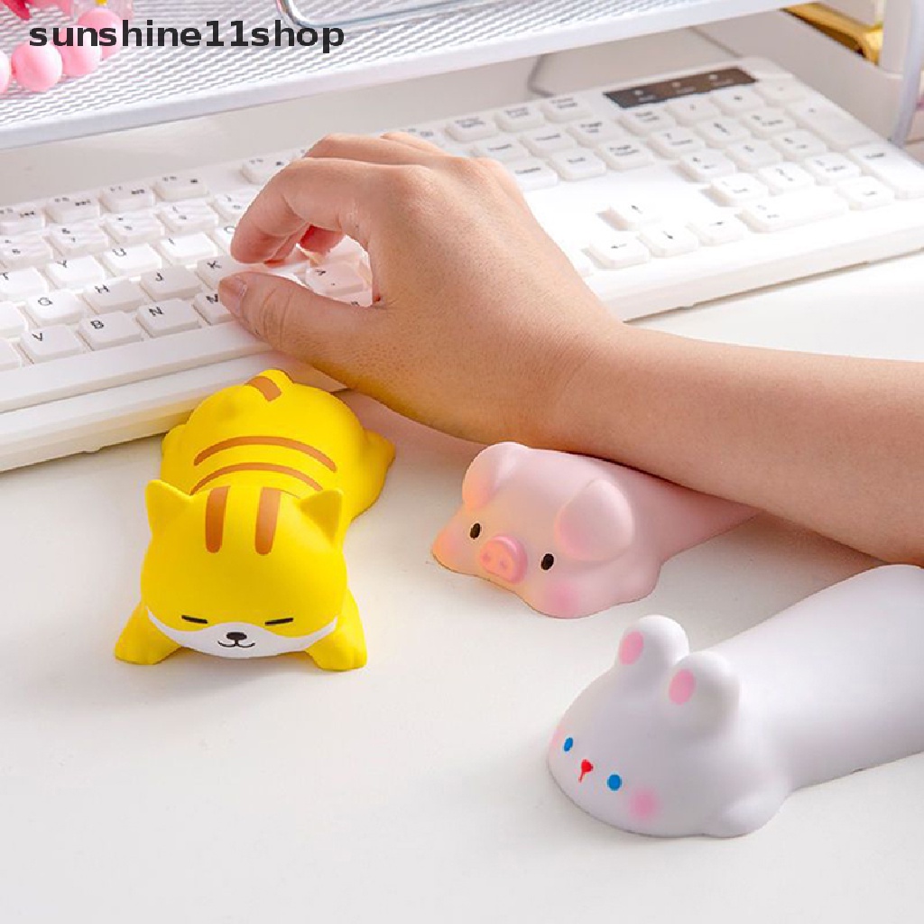 Sho 1Pc Lucu Deion Mouse Pad Wrist Rest Untuk Mouse Komputer Perlengkapan Kantor N