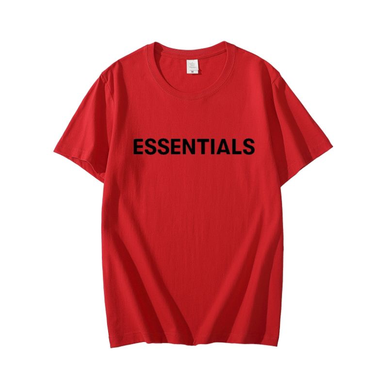 Baju Oblong Pria Essentials Kaos Pria Lengan Pendek Pakaian Atasan Pria Wanita Tshirt Unisex Cod