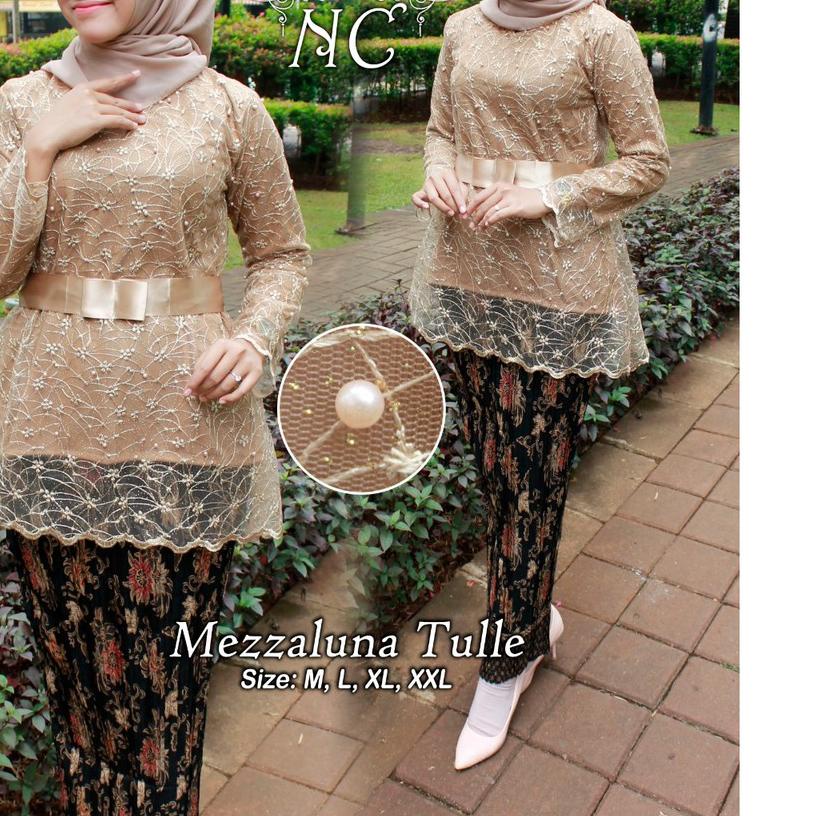 ➭ SET KEBAYA TULLE MEZALUNA / KEBAYA TULLE / KEBAYA MODERN / KEBAYA WISUDA / KEBAYA MURAH ➸