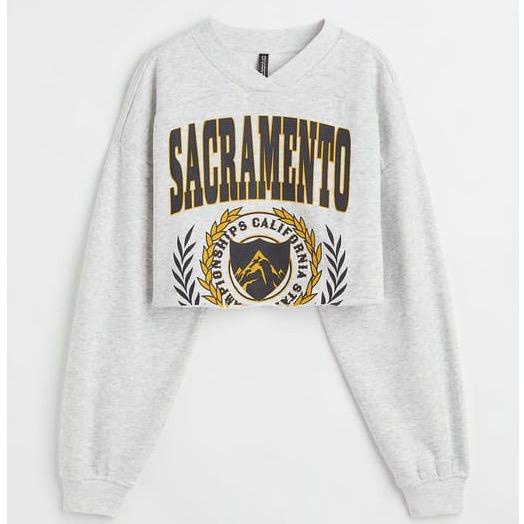 COD - Sweater Wanita Crope Sacra Mento - Pakaian Wanita