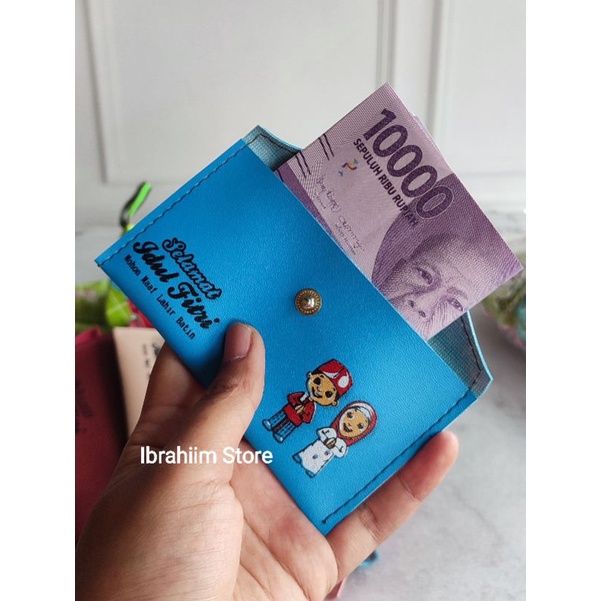 (ECER) DOMPET LEBARAN IDUL FITRI DOMPET UANG KERTAS