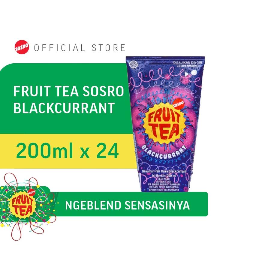 

➧ Fruit Tea Sosro BlackCurrant Genggam 200 ml isi 24 pcs ✻