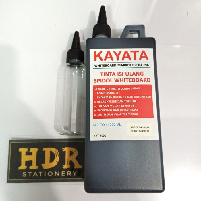 

BISA COD Tinta Refill Spidol Whiteboard 1liter Kayata