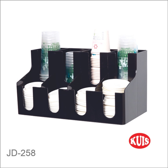 

Terlaris Cup Holder Organizer All Size Double 8 Slot Akrilik