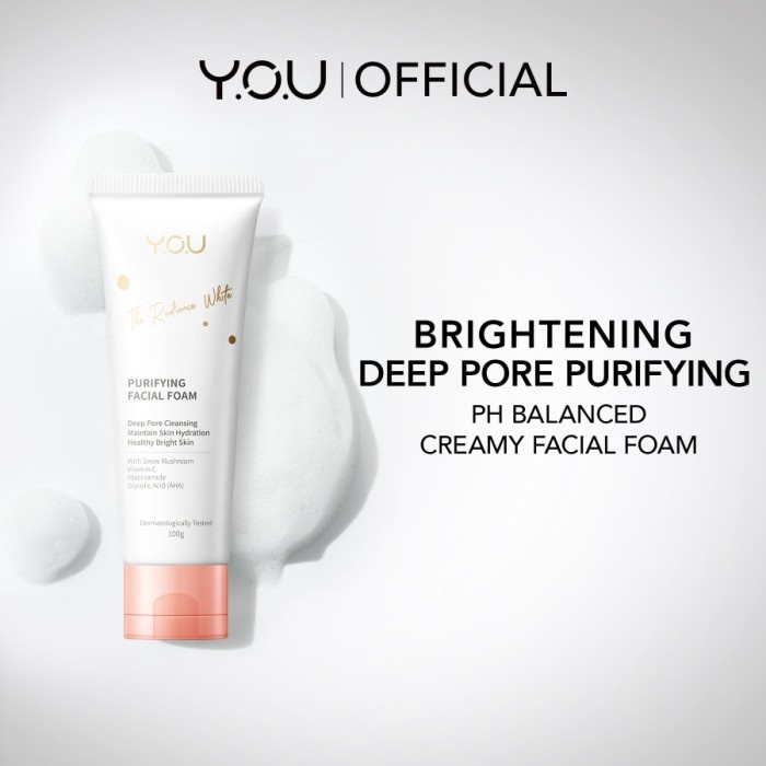 YOU The Radiance White Purifying Facial Foam 100ml