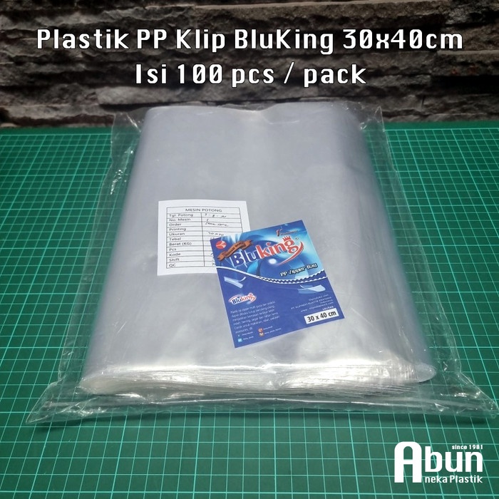 Murah Plastik Pp Klip 30X40 Bluking (50Mc) Isi 100Pcs