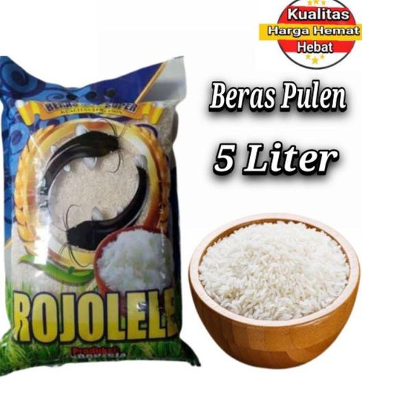 

℮ Beras MEDIUM SUPER Pulen 5 Liter ➣