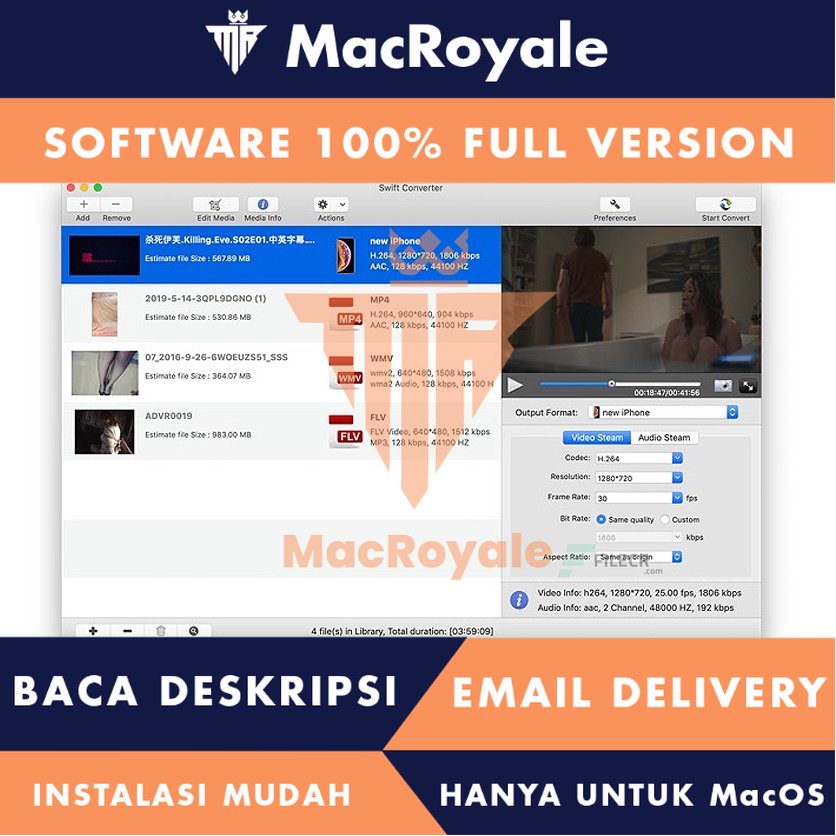 [MacOS] Swift Converter Full Version Lifetime Full Garansi