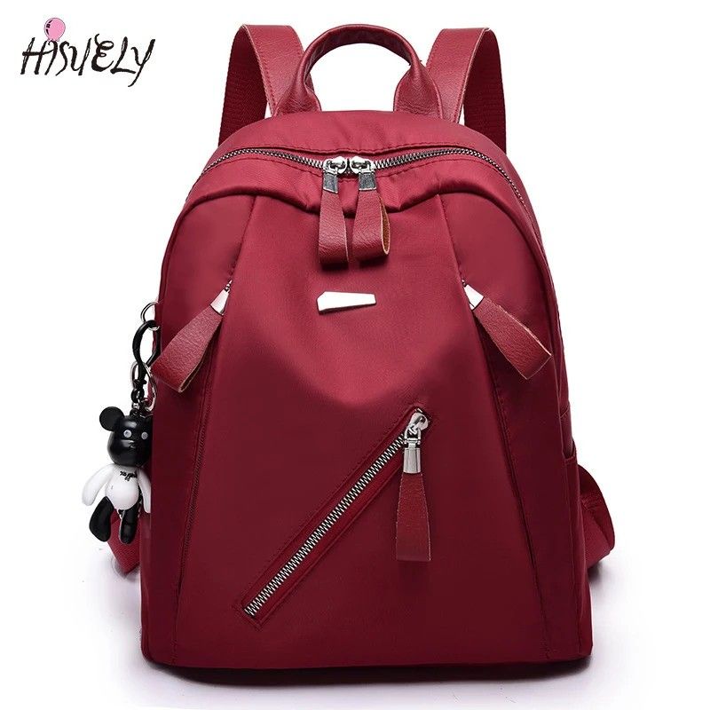 Medan termurah KD003 Tas ransel kanvas wanita/Tas Ransel Gaul Backpack (tanpa boneka)