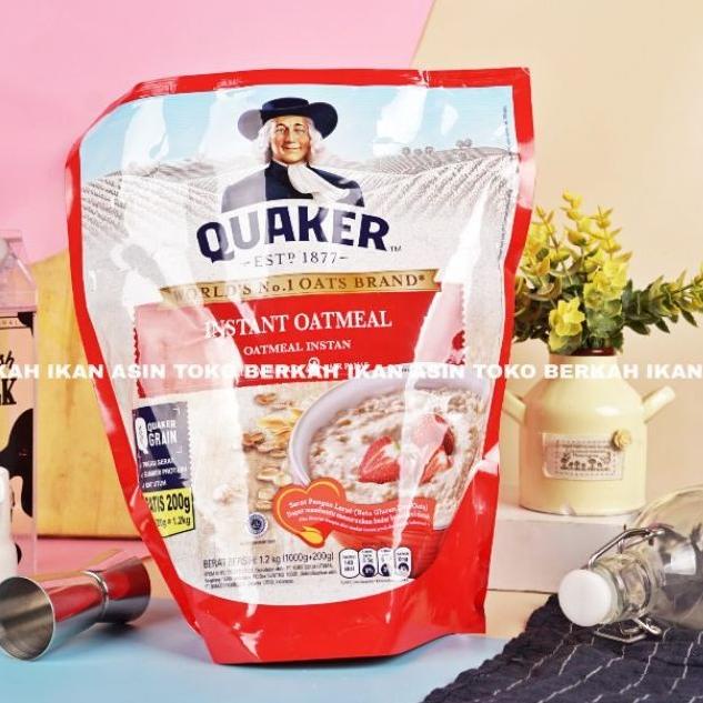 

♡ Quaker Instant Oatmeal 1,2kg / Oats Cereal 1200gr ☞