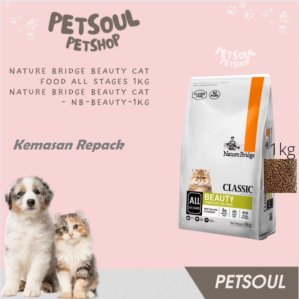Nature Bridge Beauty Cat Food All Stages 9kg Nature Bridge Beauty Cat